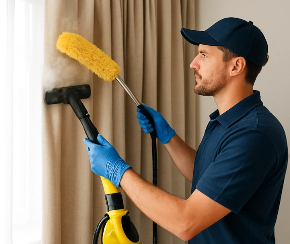 Trusted drapes cleaning technician Matty Curtain Cleaning lake-heights-nsw QLD